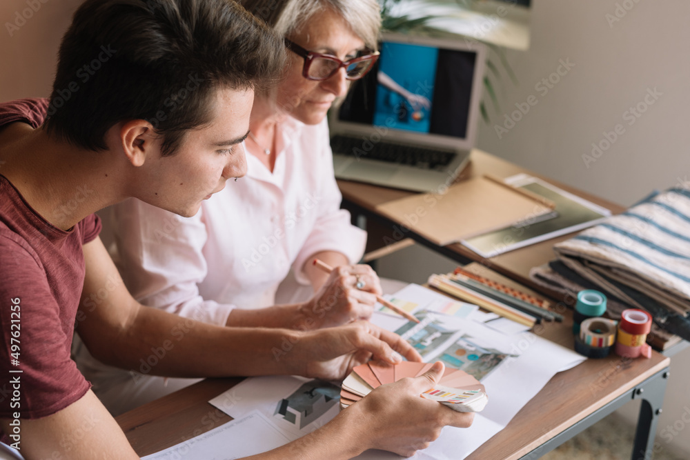 Fashion Artists Designing New Apparel Fashion Artists Designing New Apparel