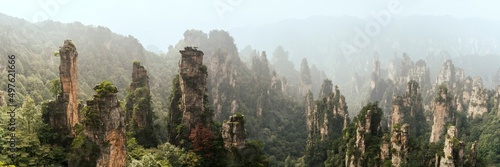 Zhangjiajie National Park Wulingyuan mountains forest