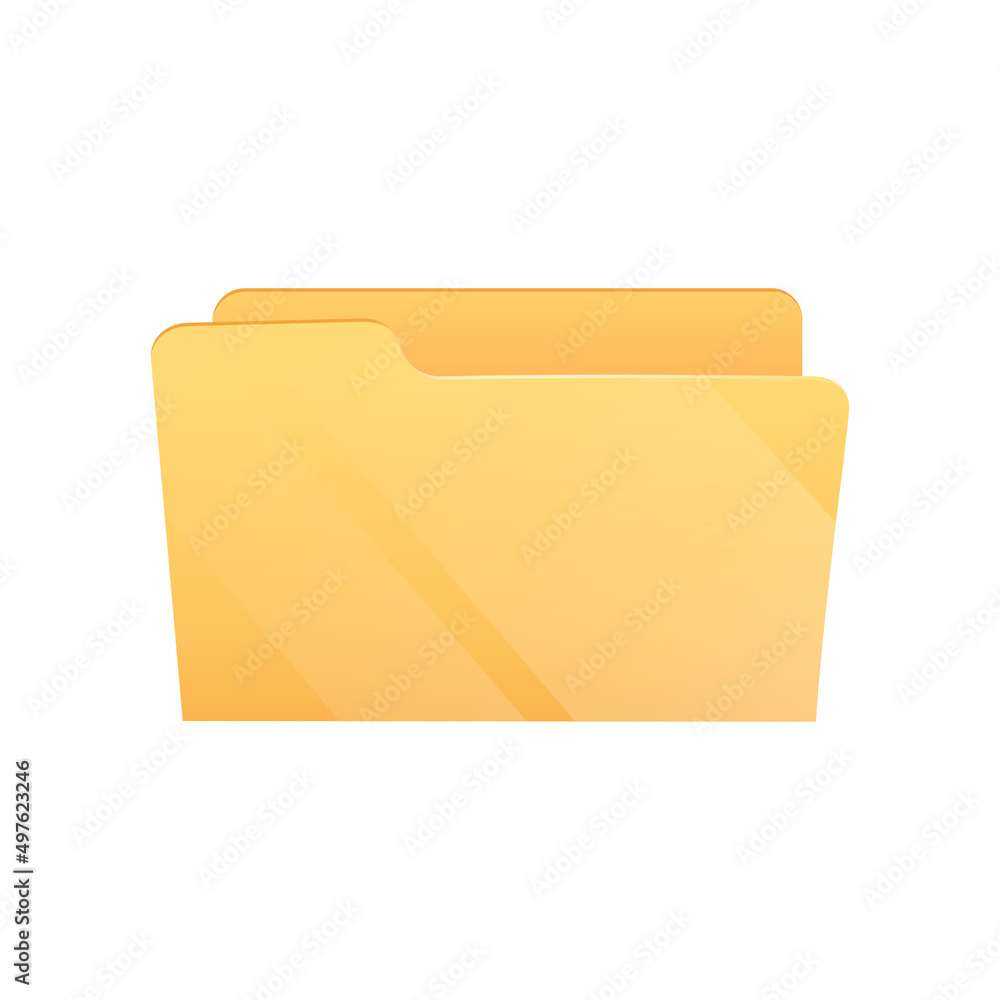 File folder icon vector illustration File folder icon vector illustration