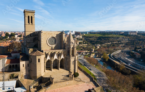 Collegiate Basilica of Santa Maria in Manresa, Spain photo