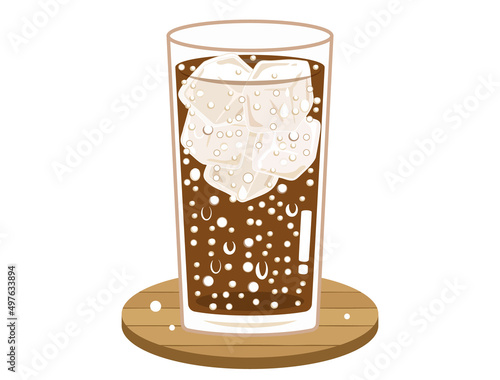 コーラをイメージしたイラスト