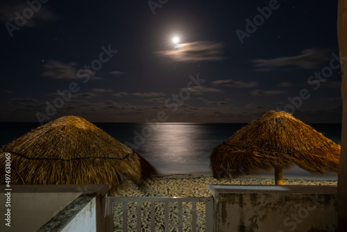 Full Moon in Cancun photo