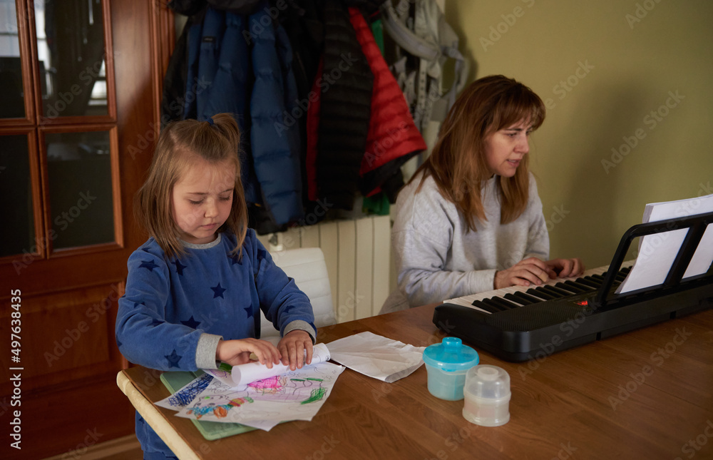 Candid Family scene Stock Photo | Adobe Stock
