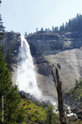 waterfall in yosemite