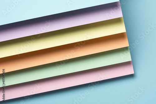 Pastel color lines paper abstract background photo
