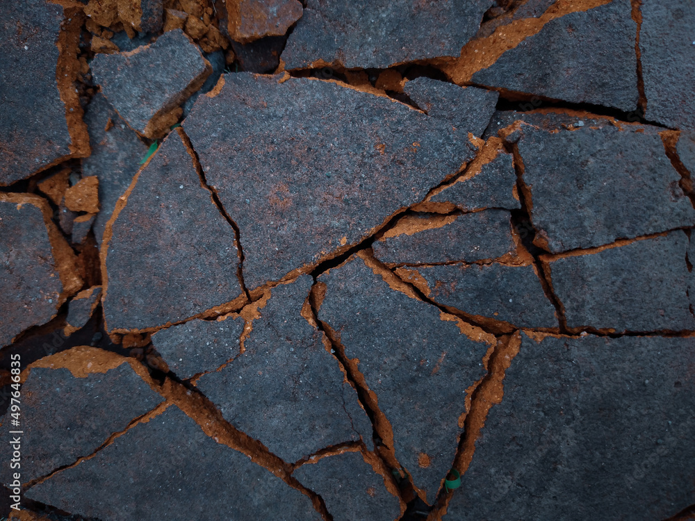 Obraz premium cracked texture