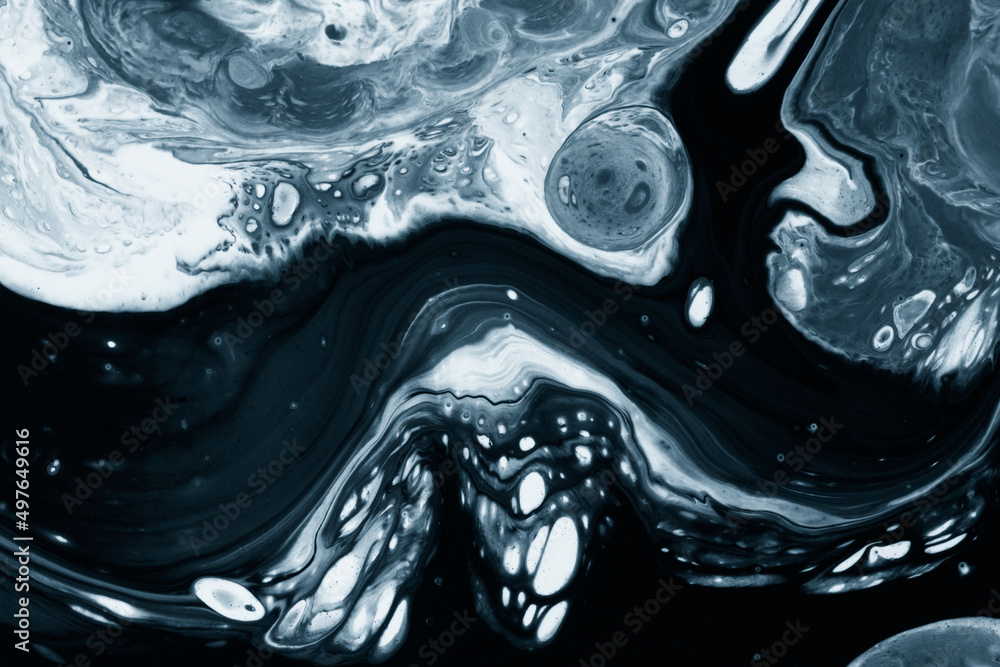 Abstract dark liquid background