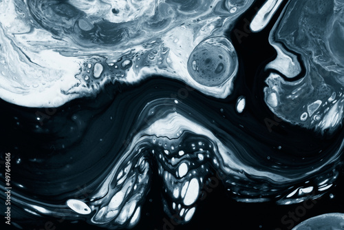 Abstract dark liquid background photo