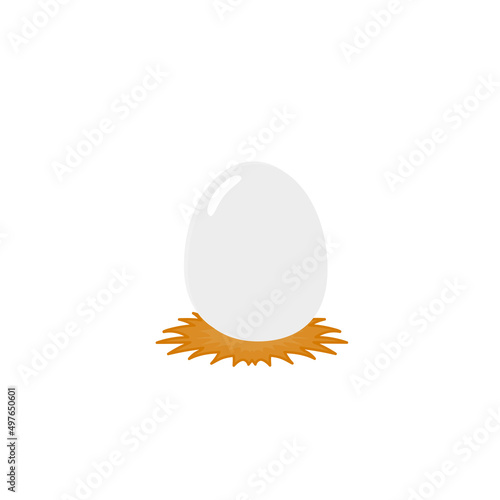 small baby bird emergence from egg, cracked shell in laying hens nest,Chicken hatching stages. Newborn little cute chick,Easter chicks concept.