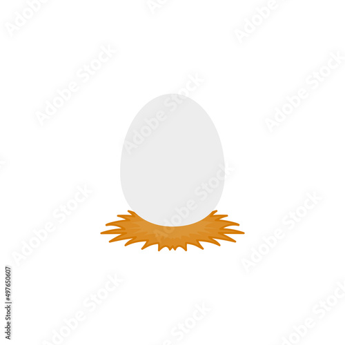 small baby bird emergence from egg, cracked shell in laying hens nest,Chicken hatching stages. Newborn little cute chick,Easter chicks concept.