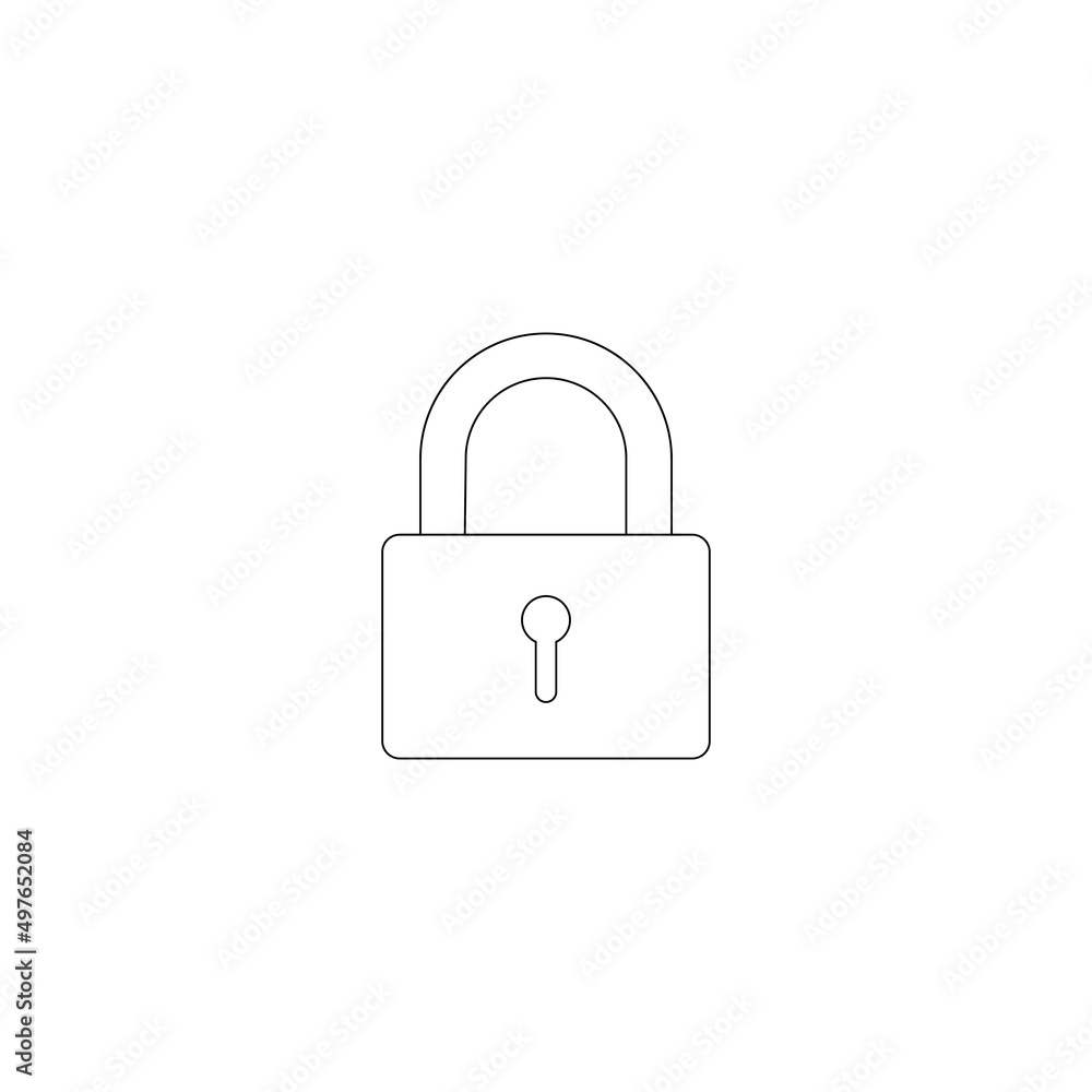 padlock icon vektor illustration design padlock icon vektor illustration design