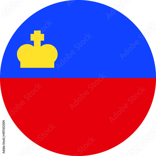 liechtenstein Flag Vector