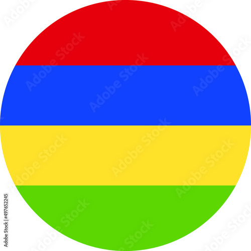 mauritius Flag Vector