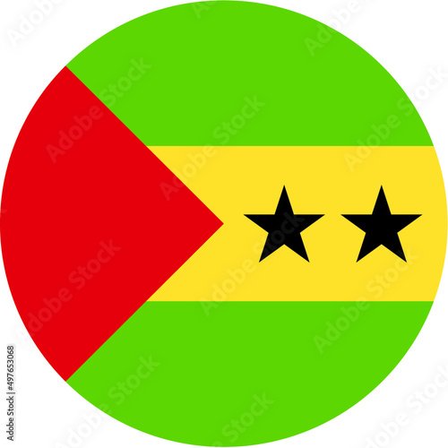 sao tome and principe Flag Vector