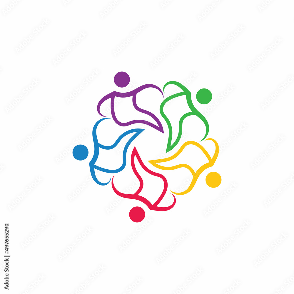 People Community Logo design vector template. Teamwork business People Community Logo design vector template. Teamwork business