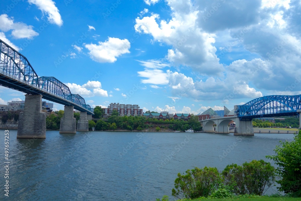 Naklejka premium Scenic City Scenes