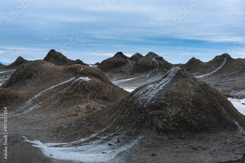Mud Volcano at gobustan in Azerbaijan