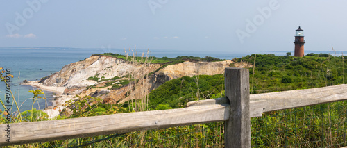 Old lighthouse at Gay Head, Aquinnah, Martha's Vineyard