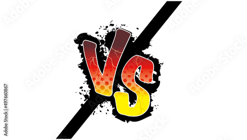 アメコミ風　対決　戦い　VS