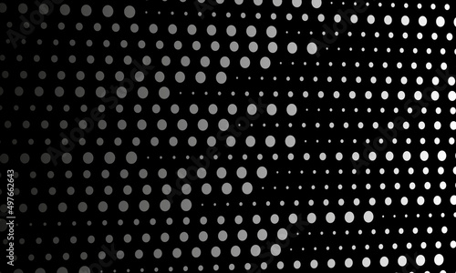 Abstract grunge grid polka dot halftone background