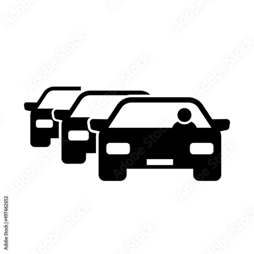 Carpool icon. Car sharing.