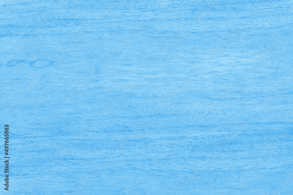 Blue grunge wood plank texture background. Cyan plywood board wall surface hardwoods decoration.