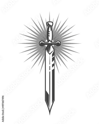 tattoo vintage dagger
