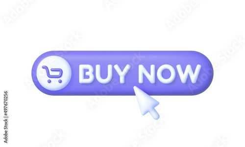 3d buy now for marketing design. Buy Now vector web button. 3d render. Online shop. Shop now. Marketing concept. Vector