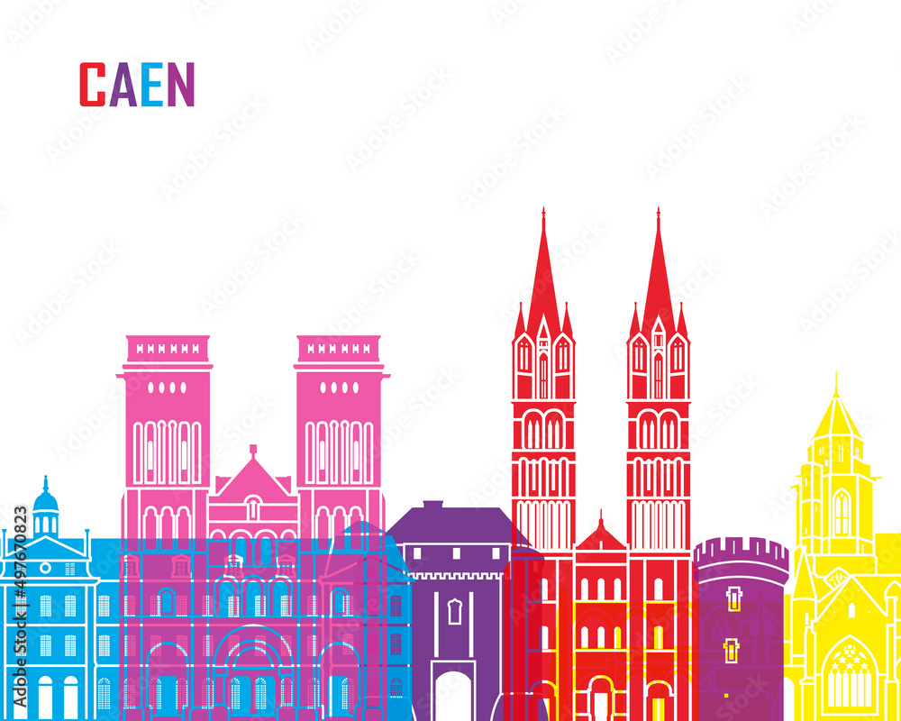 Caen skyline pop