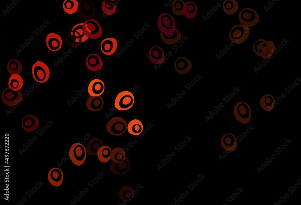 Dark Pink, Yellow vector template with circles. Dark Pink, Yellow vector template with circles.
