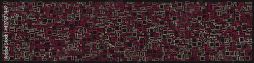 Offset Quads generative art background art illustration