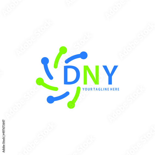 DNY logo design initial creative letter on white background.
DNY vector logo simple, elegant and luxurious,technology logo shape.DNY unique letter logo design. 