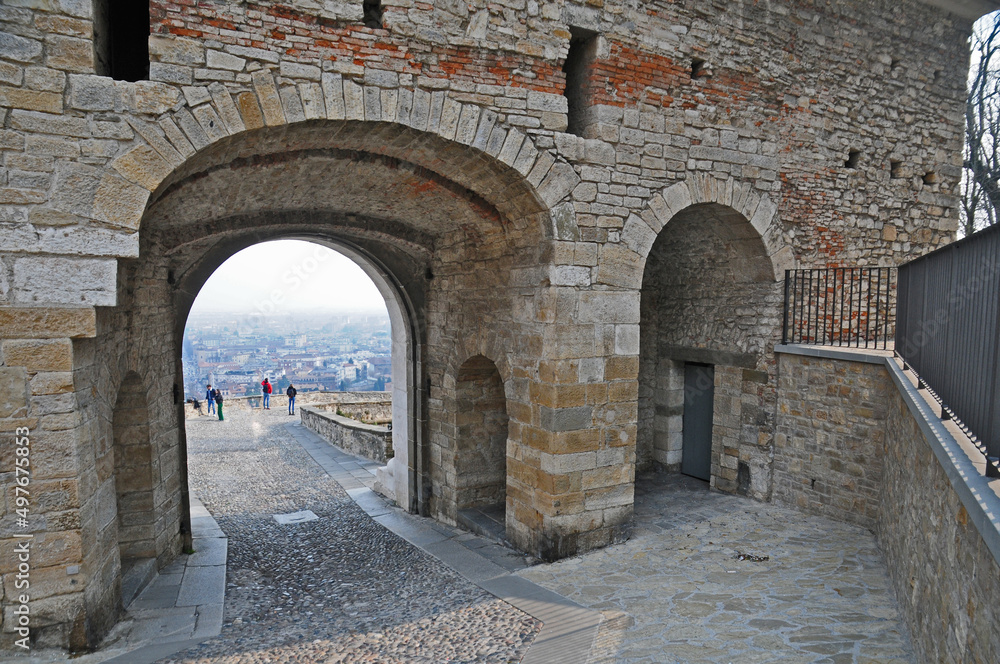 Bergamo, la Porta San Giacomo