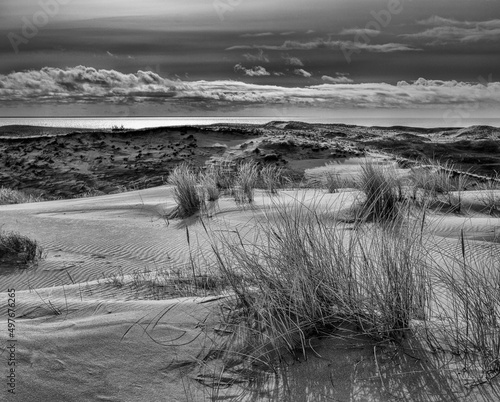 The Parnidis dune. The Curonian lagoon and Curonian spit photo
