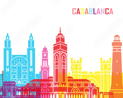 Casablanca skyline pop