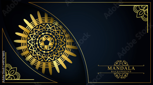 Decorative Luxury Mandala Background Vector. gold  elegant  luxury  ornament  ornamental  royal  wedding  mandala