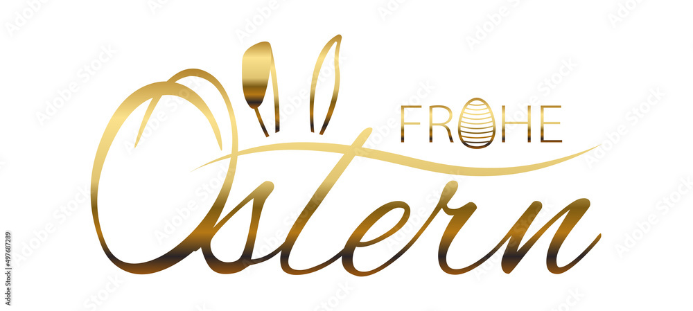 Obraz premium Frohe Ostern