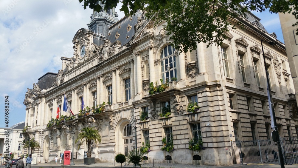 Fototapeta premium Mairie de Tours Hôtel de ville