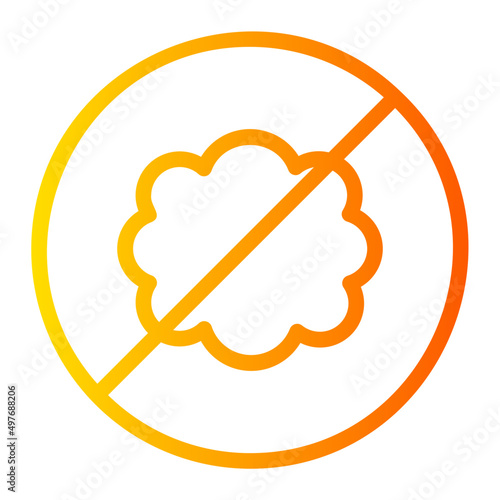 no smoke gradient icon