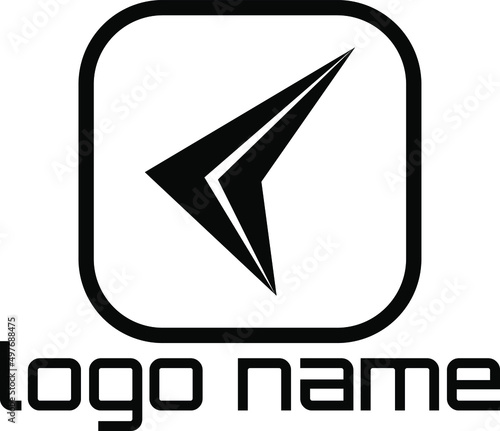 Boomerang logo design with modern vibrant colors