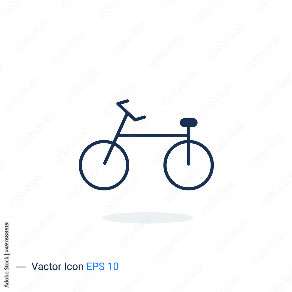 Bike icon on white background, Bicycle Icon Bike icon on white background, Bicycle Icon