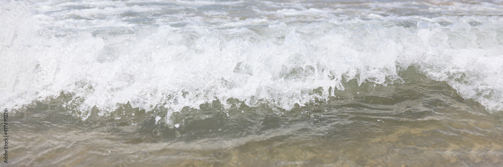 Beautiful seascape view on coast