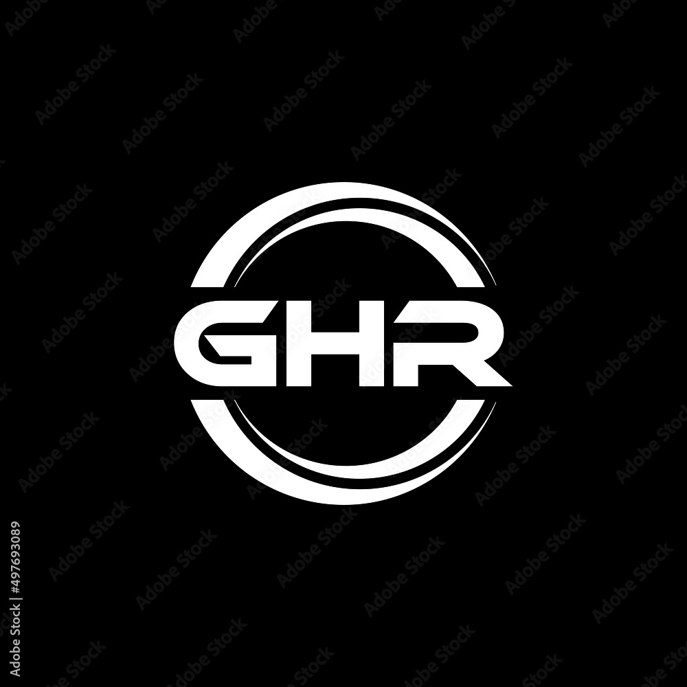 GHR letter logo design with black background in illustrator, vector logo modern alphabet font overlap style. calligraphy designs for logo, Poster, Invitation, etc. GHR letter logo design with black background in illustrator, vector logo modern alphabet font overlap style. calligraphy designs for logo, Poster, Invitation, etc.
