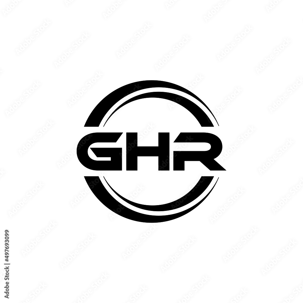 GHR letter logo design with white background in illustrator, vector logo modern alphabet font overlap style. calligraphy designs for logo, Poster, Invitation, etc. GHR letter logo design with white background in illustrator, vector logo modern alphabet font overlap style. calligraphy designs for logo, Poster, Invitation, etc.