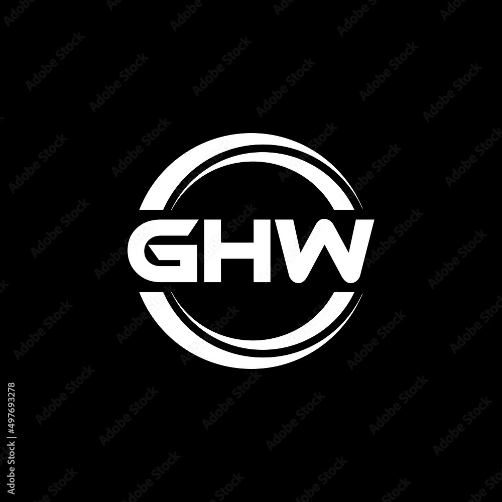 GHW letter logo design with black background in illustrator, vector logo modern alphabet font overlap style. calligraphy designs for logo, Poster, Invitation, etc. GHW letter logo design with black background in illustrator, vector logo modern alphabet font overlap style. calligraphy designs for logo, Poster, Invitation, etc.