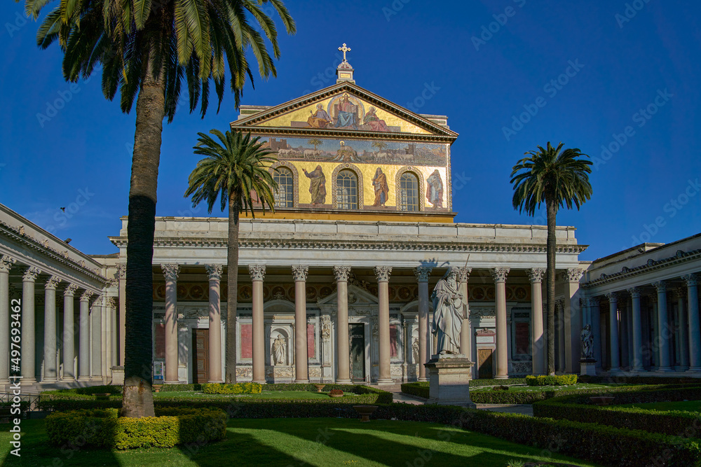 San Paolo fuori le mura byzantine church in Rome
