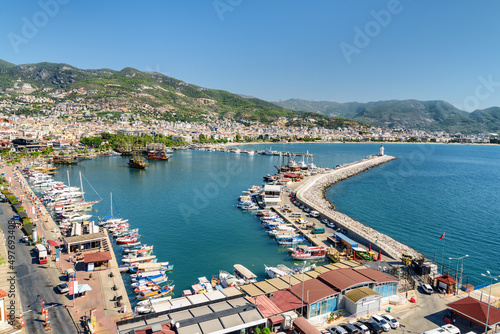 Wallpaper Mural Awesome view of Alanya Marina in Turkey Torontodigital.ca