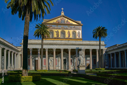 San Paolo fuori le mura byzantine church in Rome
 photo