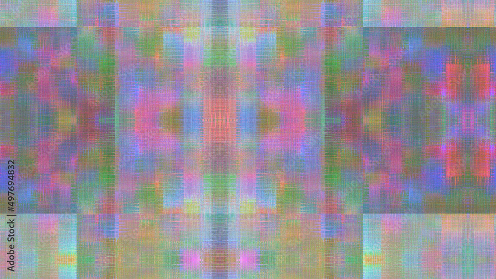 Fototapeta premium Abstract glitch art background image.