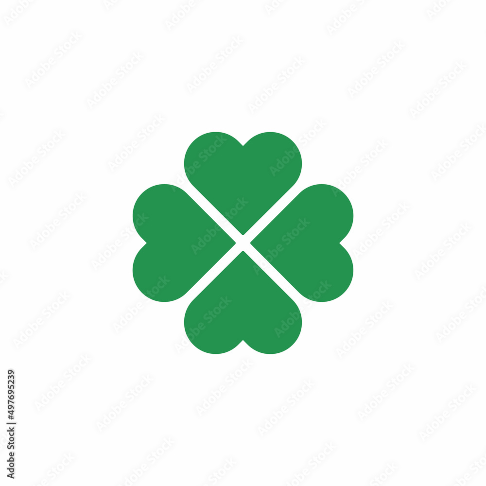 the clover icon. the Irish symbol the clover icon. the Irish symbol